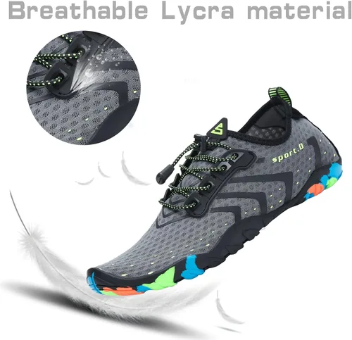 Vista 2 de Kararao Mens Womens Water Shoes Quick Dry Swim Shoes Beach Shoes Pool Surfing Aqua Sports