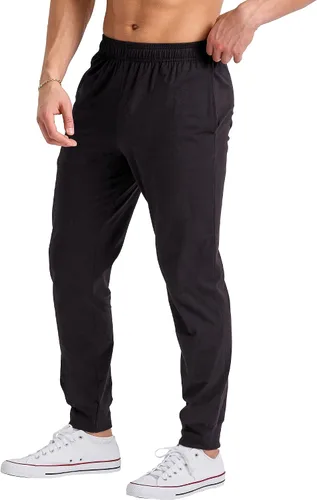 Vista 3 de Hanes Originals - Pantalones deportivos de algodón con bolsillos para hombre
