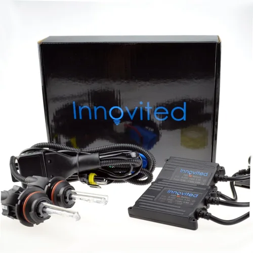 Vista 8 de Innovited H1 10000K HID paquete de bombilla de xenón con 2 balastos digitales de CA delgada de 35 W - azul cielo 10000K azul cielo
