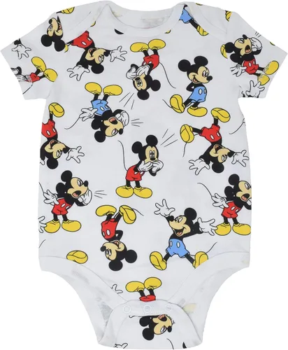 Vista 6 de Disney Mickey Mouse Lion King Winnie the Pooh Pixar Toy Story Buscando a Nemo Baby Paquete de 5 mamelucos recién nacidos hasta bebés