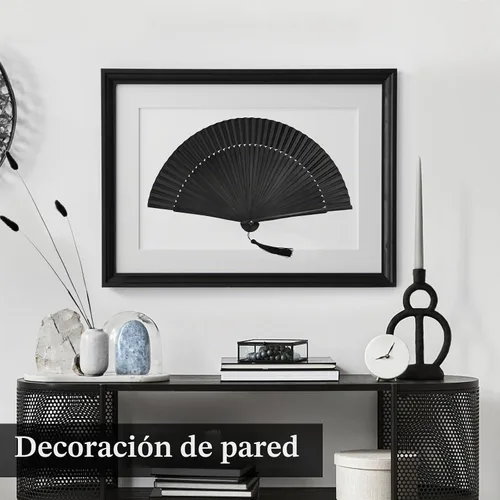 Vista 5 de KEZKALS Hand Fan, Handheld Fan, Chinese/Japanese Hand Fans Foldable