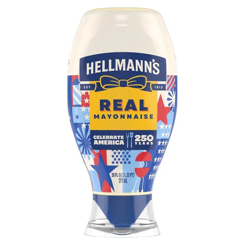 Vista 12 de Hellmann's Dijo-Mayo - Mayonesa suave y sabrosa Drss para papas fritas, hamburguesas, ensaladas de papa, sándwiches, aderezo de mayonesa con Dijon