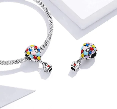 Vista 5 de Annmors Jewelry Family Charms for Woman 925 Sterling Silver Dangle Beads with Cubic Zirconia,DIY Jewelry Beads Gifts for Women Bracelet & Necklace