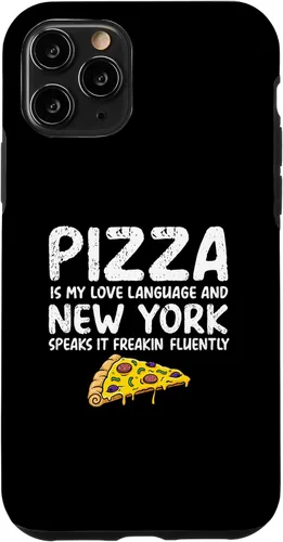 Vista 27 de iPhone 16 Pizza is my love language and New York speaks it freakin Case