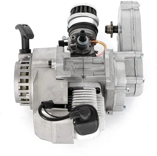 Vista 3 de Motor de Motor 49CC 2 Tiempos Arranque por Tirón Motor 2-Tiempos para Moto de Bolsillo Mini Moto de Cross ATV Buggy (49CC estilo 2)