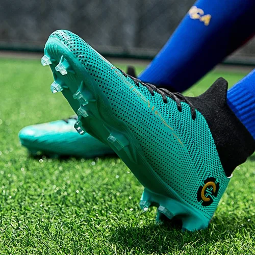 Vista 7 de LIAOCXF Botas de fútbol para hombre zapatos de fútbol profesionales zapatos de competiciónentrenamiento para niños