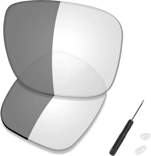Vista 26 de SAUCER Premium Replacement Lenses & H20 Screwdriver & Nose Pieces for Oakley Holbrook Metal OO4123 UV400 Protection