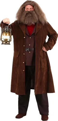 Vista 4 de Fun Costumes Disfraz de Hagrid de Harry Potter de lujo para adultos