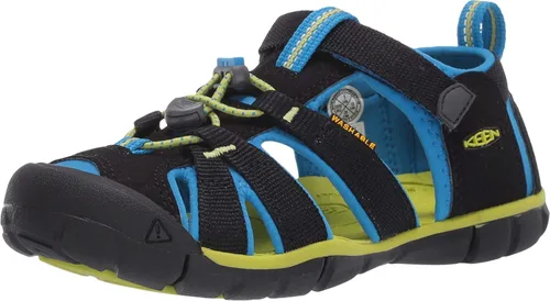 Vista 11 de KEEN Sandalias unisex para niños Seacamp 2 CNX con puntera cerrada Azul Azur/Blanco Estrella