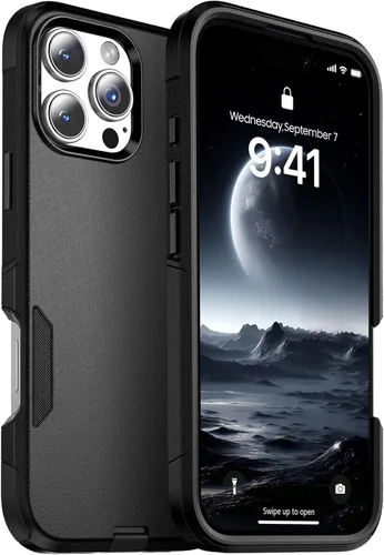 Vista 21 de jaroco Funda para iPhone 13 y Funda para iPhone 14 y Funda para iPhone 15 [Protección de Servicio Pesado][Protección contra Caídas de Grado