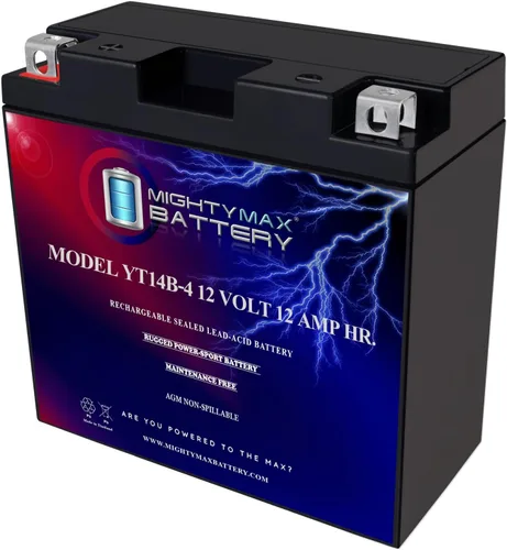Vista 14 de Mighty Max Batería YT4B-BS - 12 V 2.3 AH, 25 CCA, Batería SLA AGM para Motocicleta Recargable Libre de Mantenimiento