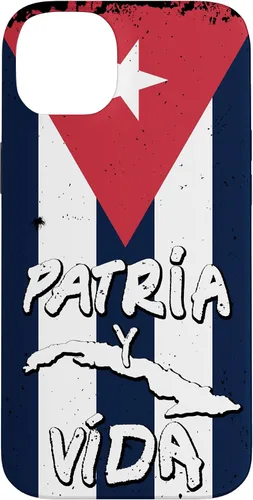 Vista 15 de Patria y Vida Cuban Flag Cuba Roots - Carcasa para iPhone 17, color negro