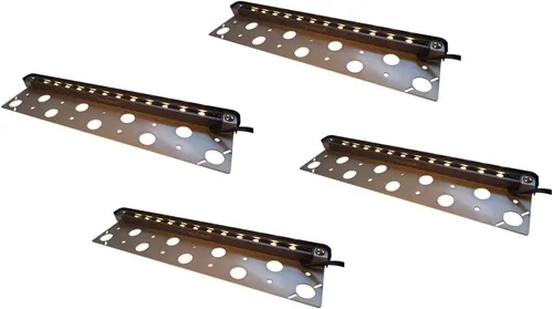 Vista 8 de COLOER Paquete de 2 luces LED Hardscape de 13 pulgadas 2.5W 240LM 2700K