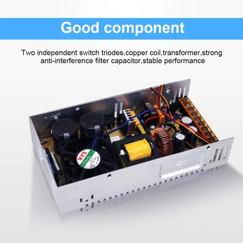 Vista 6 de Convertidor de voltaje de corriente CC ajustable AC 110V-220V a DC 0-48V 10A Módulo Fuente de alimentación conmutada Pantalla digital Regulador
