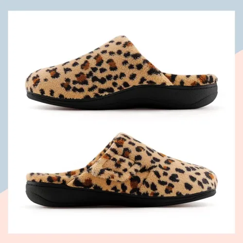 Vista 4 de BCSTUDIO Pantuflas ortopédicas relajantes para mujer con soporte de arco