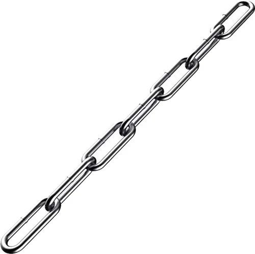 Vista 7 de Cadena de Acero Inoxidable, Lsqurel Cadena de Eslabones de Metal de 6.5 pies, Cadena de Servicio Pesado de 1/4 pulgadas, Cadena de Utilidad, Cadena