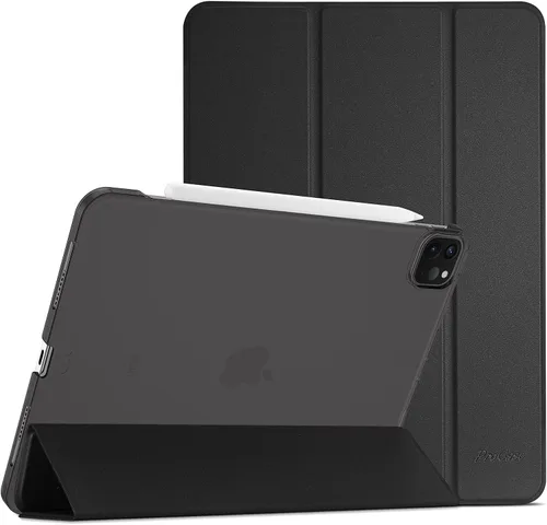 Vista 12 de ProCase Funda inteligente para iPad Pro de 12.9 2022/2021/2020/2018, carcasa rígida con soporte delgado para iPad Pro de 12.9 pulgadas, 6ª Celeste