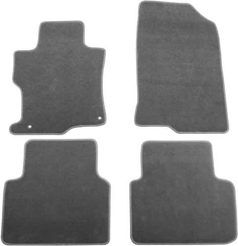Vista 11 de Alfombrilla de piso compatible con Honda Accord Sedan 2008-2012 de 4 puertas únicamente, alfombras de nylon beige delanteras y traseras de 4 piezas