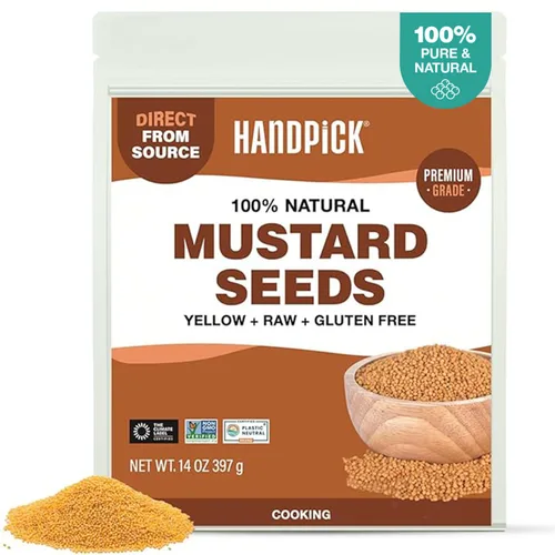 Vista 16 de HANDPICK Ajwain Seeds - Semillas enteras de Carom (14 onzas), veganas, sin gluten, sin OMG, obispos de carom crudas, origen indio, empaquetadas