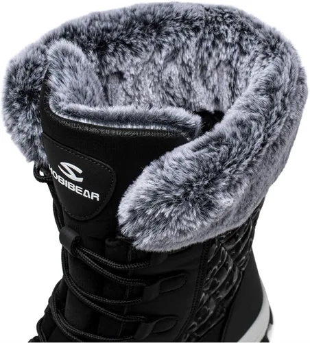 Vista 3 de HOBIBEAR - Botas de nieve de invierno para mujer