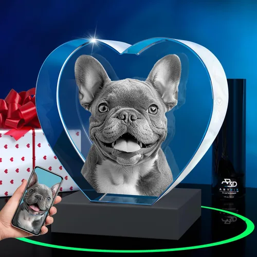 Vista 15 de ArtPix 3D Foto de cristal, regalos personalizados de Navidad para mujeres, esposa, ella, él, hombres, marido, abuela, gran regalo personalizado