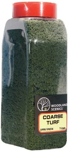Vista 3 de Césped grueso verde oscuro (32 oz. Shaker) Woodland Scenics