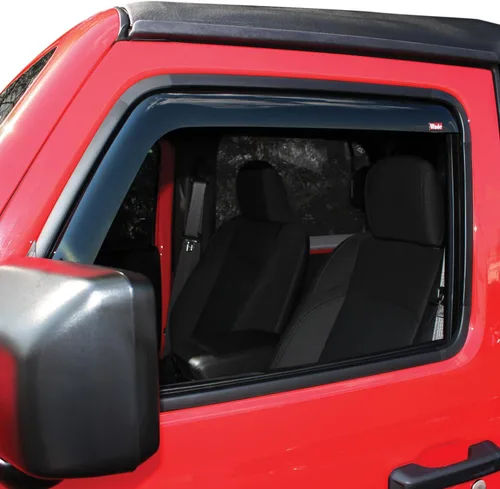 Vista 2 de Westin Deflector de viento de canal 72-51467, 2 piezas para Wrangler JL 2018-2025 de 2 puertas