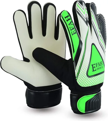 Vista 17 de Guantes de portero de fútbol para niños y jóvenes, guantes de portero de fútbol con agarres fuertes