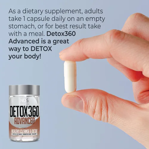 Vista 9 de FitLife Brands Nutrition Detox 360 Advanced - Limpieza y desintoxicación con probióticos y fibra para apoyar la salud y el bienestar intestinal