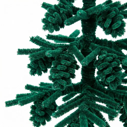 Vista 2 de Limpiapipas de Chenille Verde Oscuro (Paquete de 200) para Decoraciones de Manualidades DIY Creativas (12 x 0.24 pulgadas)
