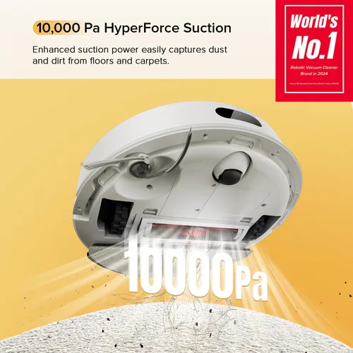 Vista 2 de Roborock Q7 M5 Robot Aspiradora y Trapeador Combo, 10,000 Pa HyperForce Succión