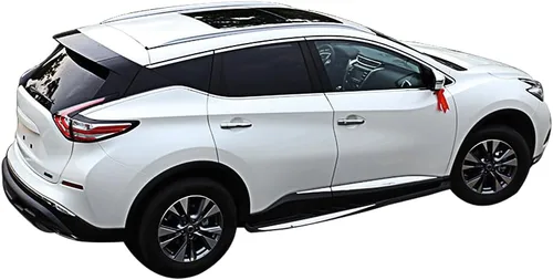 Vista 3 de IKON MOTORSPORTS Estribos compatibles con Nissan Murano 2015-2024, estilo de fábrica, color negro, ABS con escalones laterales Nerf Bars, 2016 2017