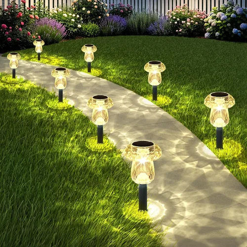 Vista 11 de Paquete de 16 luces solares para exteriores, luces de jardín de Cambio