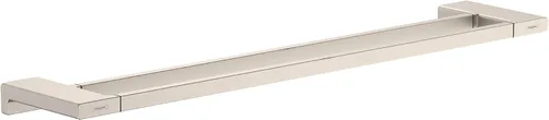 Vista 5 de hansgrohe AddStoris 41743340 - Toallero de baño doble en cromo negro cepillado, accesorios de 1 pulgada
