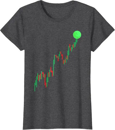 Vista 85 de Cute Stock Trading Design for Men Women Stock Market Trader T-Shirt Asphalt Grey
