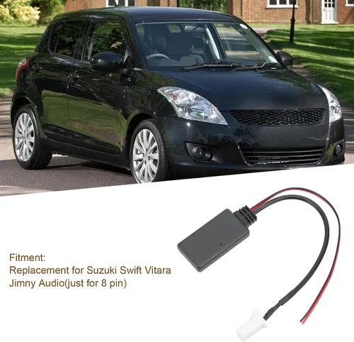 Vista 2 de Fydun Adaptador de cable auxiliar de audio para Swift Vitara Jimny 5.0 módulo de música MP3 AUX en adaptador de cable