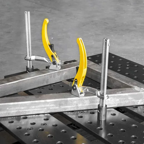Vista 2 de BuildPro Abrazadera de inserción, ∅5/8 Inserto, Mango de trinquete, 4" Profundidad de garganta, UERN5200, BuildPro