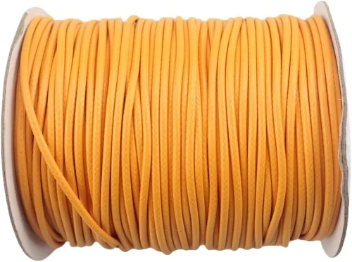 Vista 19 de Cordón de poliéster encerado para hacer joyas, cuerda encerada con carrete para hilo de manualidades (negro, 0.020 in (150 yardas))