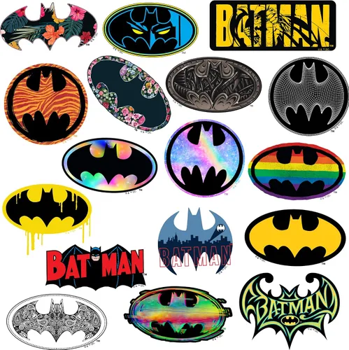 Vista 4 de Batman Logo 50 - Calcomanías de vinilo impermeables