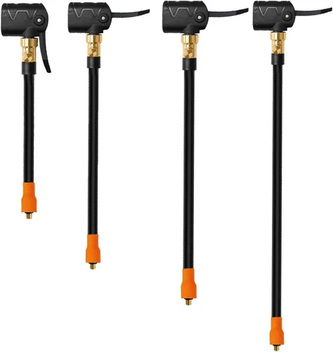 Vista 5 de Tubo de extensión de accesorios de compresor de aire de manguera extendida con adaptador de portabrocas de aire, manguera infladora de neumáticos No