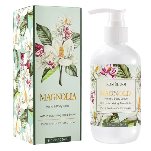 Vista 19 de ROMIIE ZOI Loción diaria para manos y cuerpo con manteca de karité hidratante - Jardín de primavera con aroma a felicidad botánica - 236 ML / 8 FL OZ