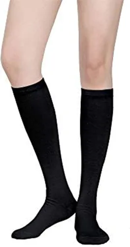 Vista 2 de SATINIOR Calcetines altos hasta la rodilla para mujer, medias altas hasta el muslo para cosplay, Halloween, fiesta, uso diario