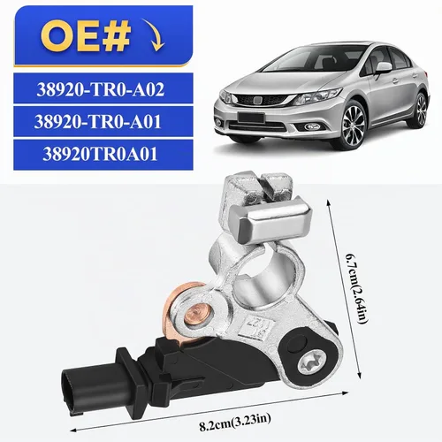 Vista 6 de Sensor de corriente de batería 38920-TR0-A02/Sensor de temperatura y voltaje de batería para Honda Civic 2012-2015, Honda Crv 2012-2016/2013-2021