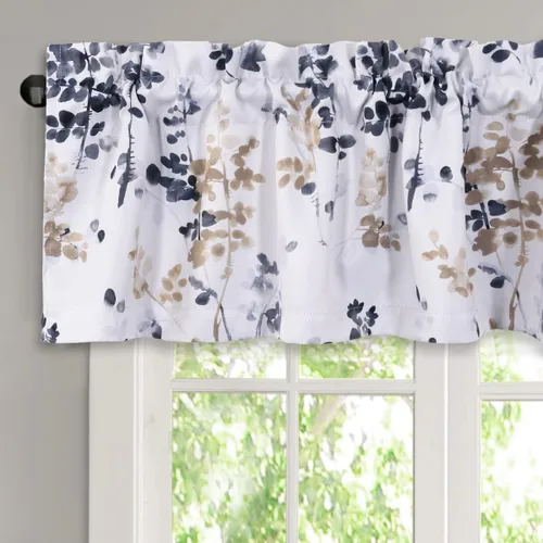 Vista 13 de H.VERSAILTEX Cenefa para ventanas de cocina, baño, sala de estar, dormitorio, cenefa opaca con aislamiento térmico y bolsillo para barra, 52