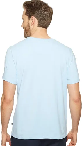 Vista 3 de Nautica Camiseta de manga corta con cuello en V para hombre, Gris