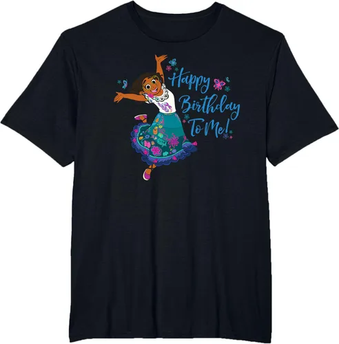 Vista 41 de Disney Camiseta Encanto Mirabel Madrigal ¡Feliz cumpleaños a mí! Negro