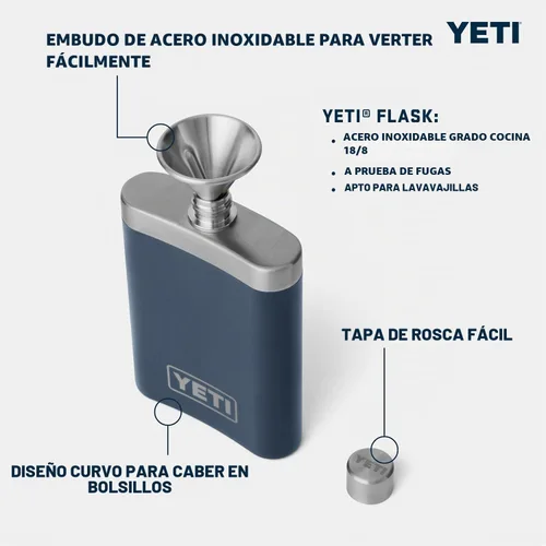 Vista 2 de YETI - Petaca de 7 oz con embudo