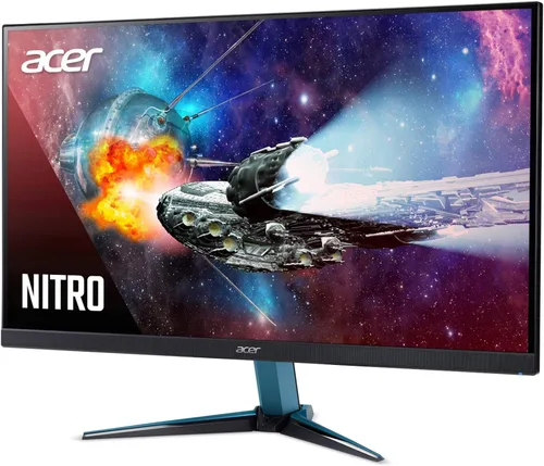 Vista 3 de Monitor IPS sin marco con tecnología AMD Radeon FreeSync, para juegos, Acer Nitro, Negro
