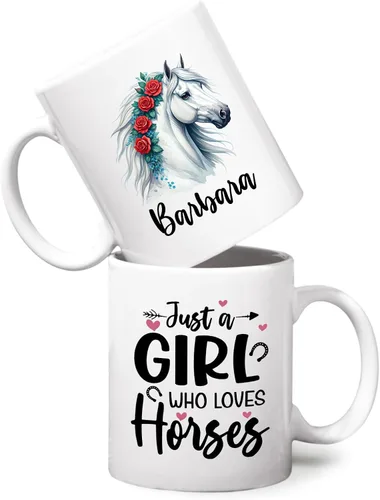 Vista 15 de Taza personalizada con texto en inglés "Just A Girl Who Loves Chick", tazas de cerámica con nombre personalizado para amantes del pollo, regalos