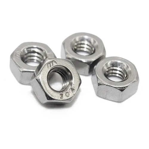 Vista 8 de Fullerkreg Tuerca hexagonal inoxidable de 1/4"-20, acero inoxidable 304, acabado brillante, (100 piezas)
